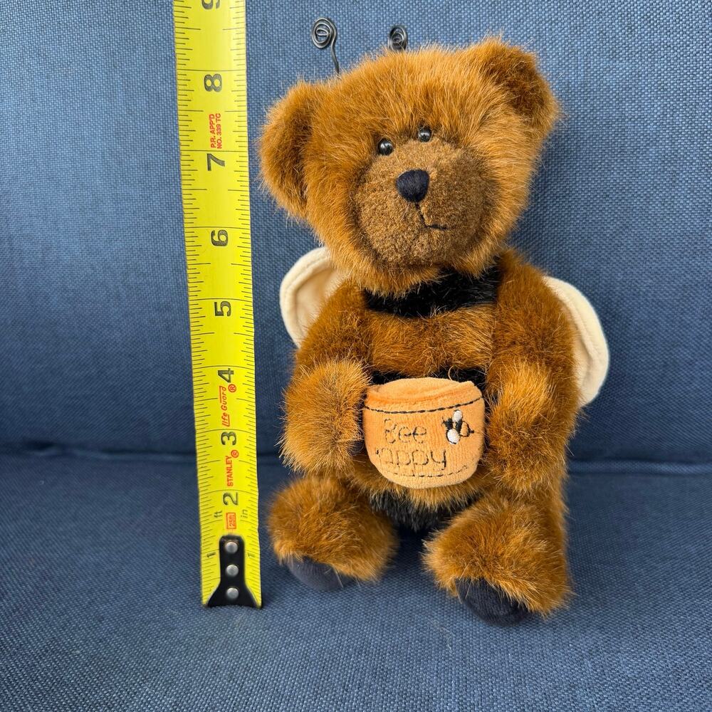 Boyds Bears U Bee Happy Plush Bear Jointed Head Bean Wings & Honey Pot w/ Tags
